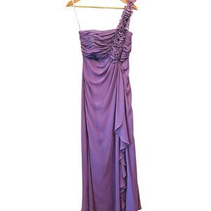 Andrew Adela Formal Dress Women's Size 6 Eggplant Bridesmaid
